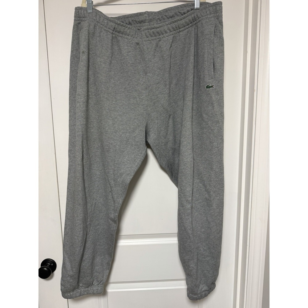 Lacoste, Men's Relaxed Fit Sweatpants, Gray, Size 3XL